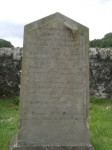 Memorial stone to James Fraser